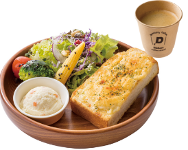 サラダ＆チーズ トーストセット