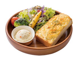 サラダ＆チーズトースト