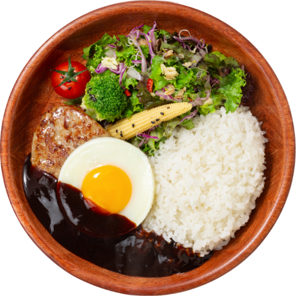 洋食の王道。デミたま