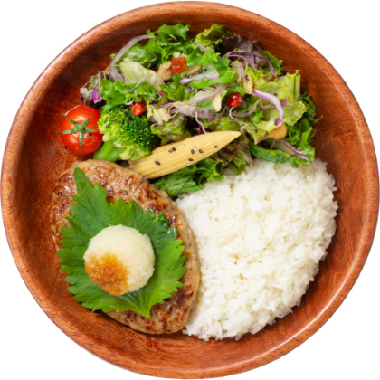 今日はあっさり、ちょうど満足。おろしそ小盛
